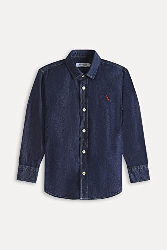 Camisa Cont Ae Easy Oxford Denim Reserva Mini