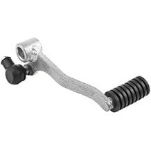 13242-0088 دواسة ذراع نقل الحركة اليسرى متوافقة مع دراجة نارية كاواساكي نينجا 250R 300 Z250 Z300 EX250R موديل 2008-2017، فولاذ حديدي متين مع مطاط مضاد للانزلاق