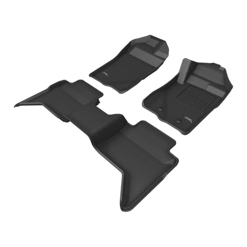 3D MAXpider Allwetter Fußmatten für Volkswagen Amarok 2022-2024+ Passgenaue Auto-Fußmatten Kagu Serie (1. & 2. Reihe)