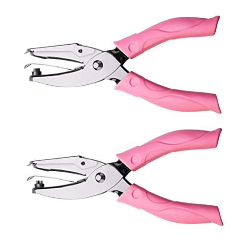 Naisicore Handheld Trous Paper Punch Punch Star Heart Star Track Punonceur de Papier pour métiers en Papier 2pcs Cover