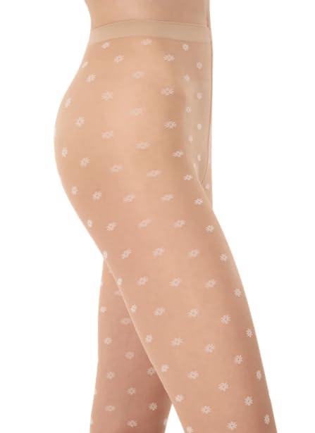 Collant Mini Daisy Wolford Fairly Light Blanc en taille M pour femme