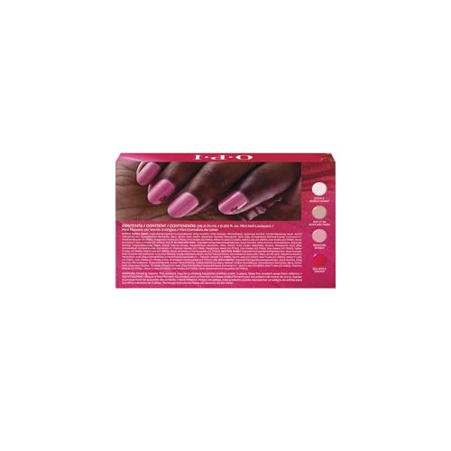 Image of O.P.I Nail Lacquer Mini Gift Pack of 4 | Creme Smudge-Proof & Chip Resistant Nail Polish set for women | Vegan, Fast Drying, Streak Free Formula | The New OPIcons Collection - 15ml