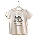 Personalized Handmade Hello World Baby Onesie®, Custom Newborn Outfit, Baby’s First Outfit, Pregnancy Announcement Gift, Baby Shower Onesie® Toddler Shirt