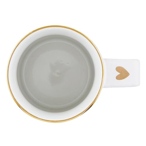 Image of Santa Barbara Design Studio Holiday Ceramic Mug with Gold Foil Detail, 16-Ounces, Love You