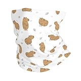 Molteplici usi: questo capibara bianco può essere utilizzato anche come bandana, maschera per il viso, protezioni per il polso, sciarpa, fascia per capelli, fascia, maschera, maschera per ciclismo, ecc