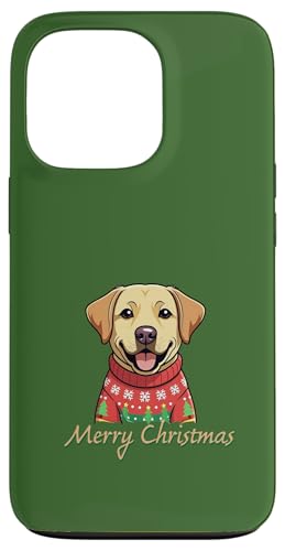 Camiseta Labrador Retriever Sudadera de Navidad Sudadera con Capucha Carcasa para iPhone 13 Pro