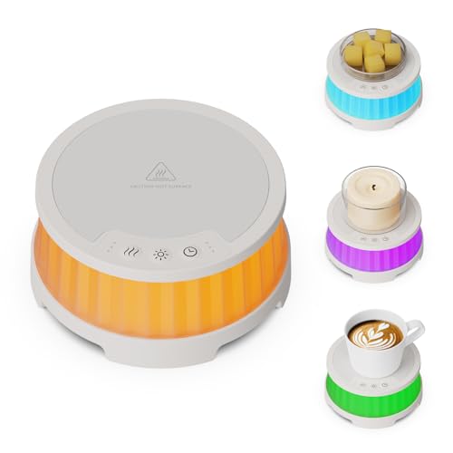 Electric Wax Melt Warmer with 7 Colors LED Changing Light，PTC