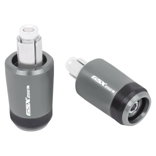 Tapones para manillar Suzuki GSX250R y DL250 gris