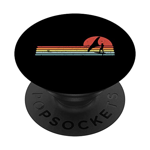 Wing Foiling Foil Surf Surf Foiler Retro Vintage Surfer PopSockets PopGrip Intercambiabile