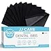 [UPGRADED] Pack of 500 Black Dental Bibs, 3 Ply Waterproof Bibs 13"x 18" Disposable Patient Bibs, Dentist Bibs, Waterproof Tattoo Bibs, Dental Patient Bibs, Dental Bib, Dental Napkins (Black - 500)