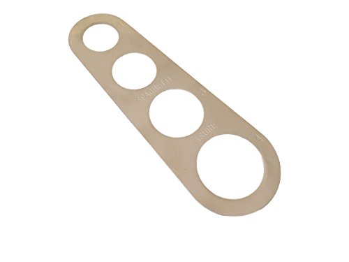 Janrax - Medidor de espaguetis de acero inoxidable para 4 personas