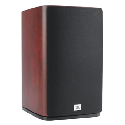 JBL Studio 620, Red Wood - High-Performance Bookshelf Loudspeaker - with 5.25 PolyPlas Cone Woofer, 2414H-1 Compression Driver & Magnetic Grille