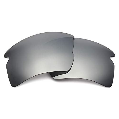 HANCO Polarized Replacement Lenses for Oakley Flak 2.0 OO9295 Sunglasses - Titanium Iridium Mirror