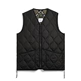 インナーダウン・オフィシャル ユニセックス ミリタリー Vネックジップ ダウンベスト 001ZML-1