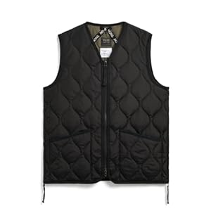 [タイオン] インナーダウン・オフィシャル ユニセックス ミリタリー Vネックジップ ダウンベスト 001ZML-1" 