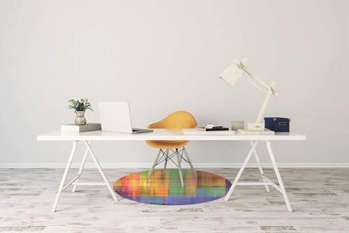 Protège-sol pour chaise de bureau contre rayures et dommages PVC