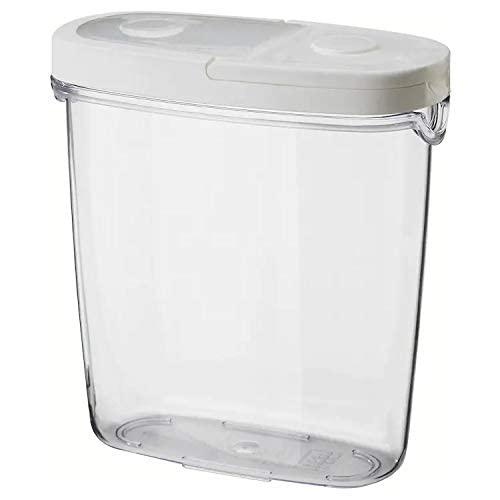 Image of Polystyrene-Acrylic Plastic Food Jar- 1.3 liters (Green)