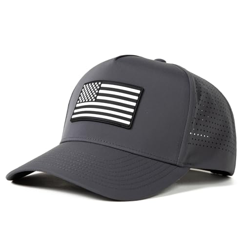 Image of TOP-EX Performance Baseball Hat for Men Water Resistant Golf Cap Running Cooling Snapback Laser Perforated