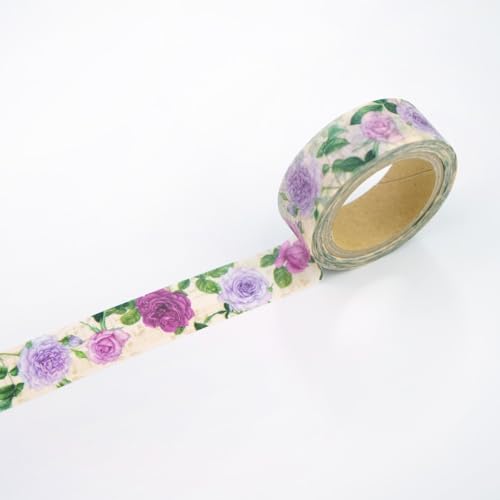 Image of Frontia Masking Tape, Michie Belladonna Salon, Japanese Decorative Tape for DIY Diary Crafts Journaling Scrapbook (3 Packs, Bulk Pack)