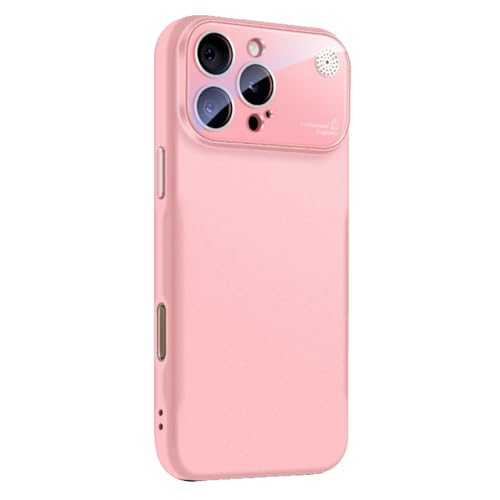 Coque iPhone 17 Pro aromathérapie avec protection caméra intégrée et silicone antichoc rose