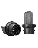 2Pcs Front Turn Signal Bulb Sockets Fit for Freightliner Cascadia Columbia M2 Headlight, Turn Signal Lamp Light Sockets Replace HAL 224-394-025