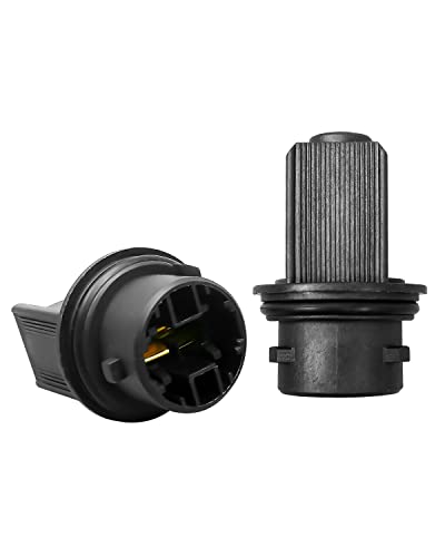 Ochiki Front Turn Signal Bulb Socket Fit For Freightliner Cascadia Columbia M2 Headlight Turn Signal Lamp, Turn Signal Light Socket Replace Hal 224-394-025, 2 Pcs #TOP6