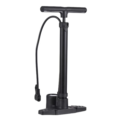 Bike Floor Pump with 230PSI Pressure Gauge, Folding Pedal Presta Schrader Valve for Bikes Electric Vehicles Motorcycles and Inflatables