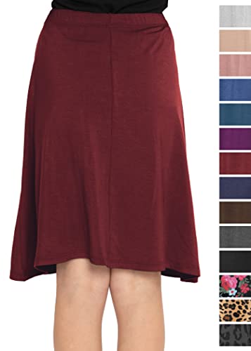 Image of STRETCH IS COMFORT Girls Skirts Flowy A Line Knee Length and Ankle Length | Elastic Waist, Kids School Skirt, Girls Maxi Skirt, Black Skirt For Girls, Faldas Para Ninas, Girls Long Skirt, Long skirts