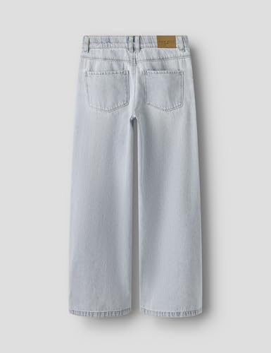 Jean fille Name It bleu clair délavé taille ajustable 134 ample