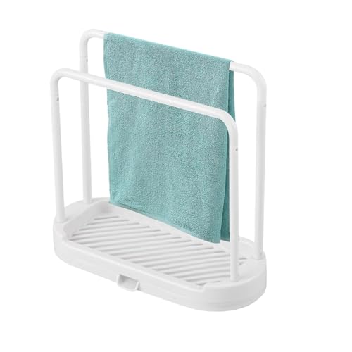 Soporte para paños de Cocina – Soporte para paños de Cocina fácil de Usar, Soporte para paños de Cocina asequible | Organizador para Fregadero de encimera de Cocina, dispensador de Soporte para paños