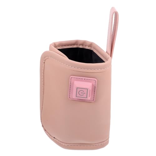 Kisangel 1 Juego Calentador De Biberones Esencial Funda Para Biberón Calentador De Botellas Funda Calienta Biberones Pu Rosa Color Aleatorio
