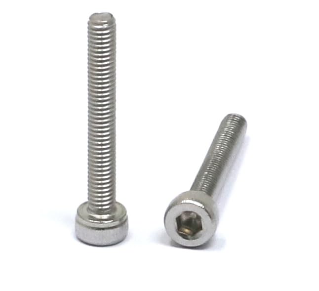 Image of iexcell 10 Pcs M3 x 22mm Thread Pitch 0.5 mm Stainless Steel 304 Hex Socket Head Cap Screws Bolts Kit