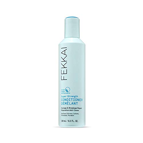 FEKKAI Super Strength Conditioner | Strengthening Conditioner for Damaged Hair | Prevents Breakage and Strengthens Hair | Clean, Vegan | Sulfate Free, 8.5oz