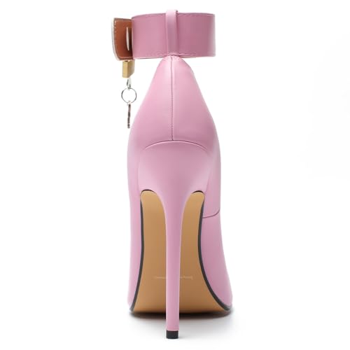 Image of Unisex High Heels for Men and Women 5.5 Inch Stiletto Heels | Round Toe Pumps Sexy Dress Party Shoes