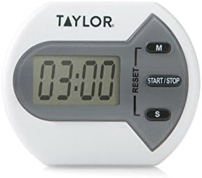 Taylor Digital Timer Counts Up and Down for School, Learning, Projects, and Kitchen Tasks