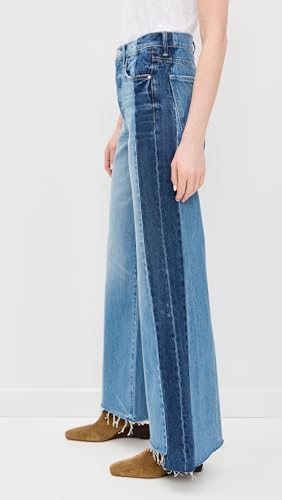 MOTHER Women's The Tux Sidestepper Sneak Fray Jeans4