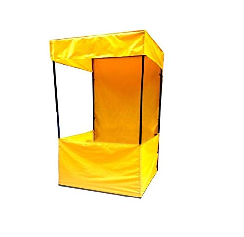 Image of 6x6x7 ft. Canopy - Tetron Waterproof, Foldable & Portable for Advertisement, Pop-up Shop, Outdoor Display, Product Promotion | UV Protection | Quick Setup | Versatile Usage (Yellow)