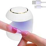 LXIANGN Mini UV LED Nail Lamp,Portable 18W Nail Dryer Gel Polish Curing Lamp Quick-Drying UV Light...