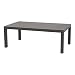 Produktbild lifestyle4living Gartentisch aus Aluminium in anthrazit, Keramik-Tischplatte, 120x70 cm, wetterfest. Ideal als Garten, Balkon-Tisch & Terrassentisch.