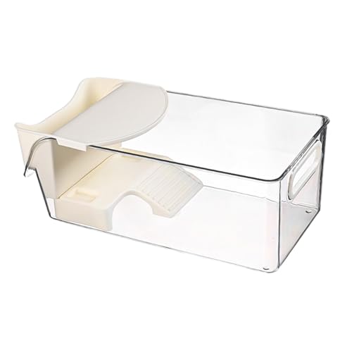 Bothyi Turtle Tank Turtle Terrarium Climbing Amphibians with Handle Feeding Box Easy to Use Tortoise Case Tortoise Enclosure Starter, S