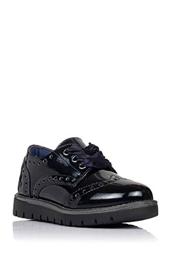 Conguitos, Zapatos para Niñas en Charol Azul (28)