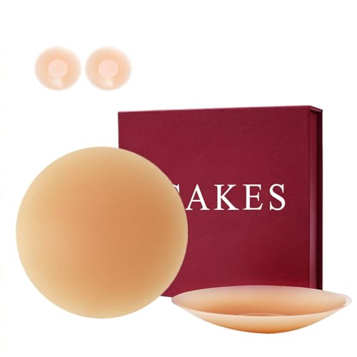 Cakes Cleavage Bra, Sticky Cakes Circles, Invisible Strapless Backless Push Up Self Adhesive Body Bras for Women 3 Colors