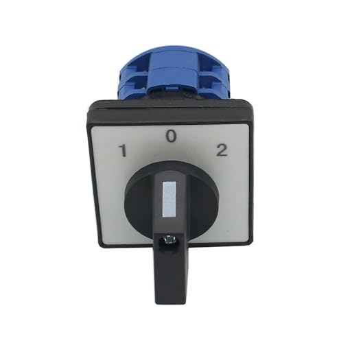 Wtukmo LW28-20 LW26-20 Series Electric 2/3/4 Position 8 Terminals Rotary Cam Changeover Switch with Screws Useful Tool 660V 20A(1 2 3 4)