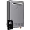Westinghouse Natural Gas Tankless Water Heater Outdoor Installation Max 5.1 GPM 120,000 BTU, Temp Self Modulating Non Condensing High Efficiency Water Heater for House or Commercial, APOLO Performance