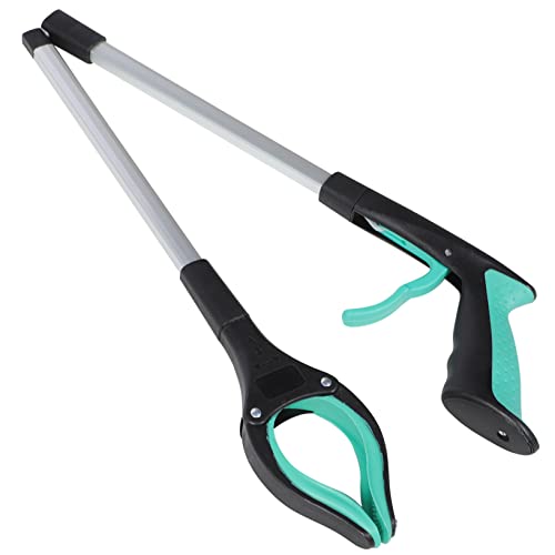 折りたたみ式ゴミ箱クリップ ガベージピッカー 家庭用クリーニング用品 登る動物 グラバースティック 折りたたみ式ウォーカー ゴミ拾い棒 グラバーツール 泥トング アルミニウム合金 FRCOLOR