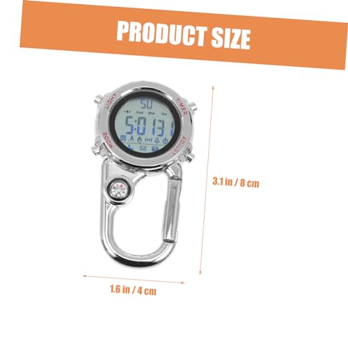 Reloj de montaña con diseño simple de acero inoxidable fácil de leer 2