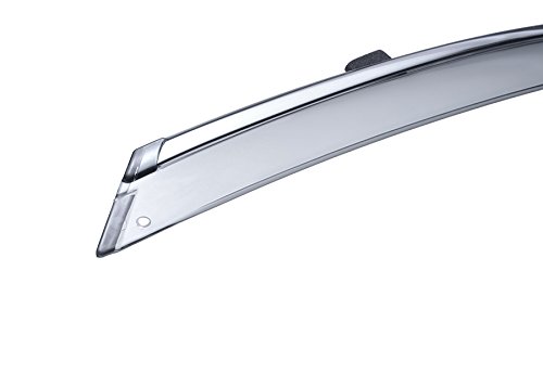 Wellvisors Window Visors Wind Deflectors Compatible With Honda 2013-2017 Accord Sedan 4 Door With Chrome Trim Rain Guards 3-847Hd018 #TOP3