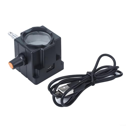 Sorgente luminosa del microscopio del LED USB illuminatore bianco regolabile per microscopi biologici e attrezzatura ottica per il microscopio video monoculare stereo con luce morbida (A)