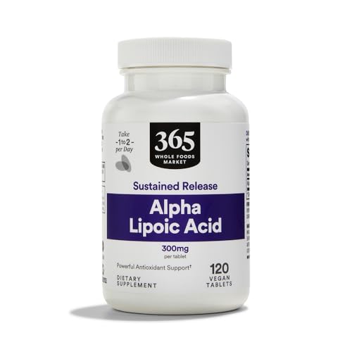 365 by Whole Foods Market, Alpha Lipoic Acid 300mg – Sustained Release, 120 Count
