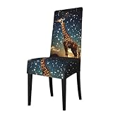 Profitez d'un ajustement parfait et d'une flexibilité avec nos housses de chaise de salle à manger amovibles dotées d'ourlets élastiques cousus qui épousent solidement les contours de la chaise (hauteur du dossier 45,7 à 55,9 cm, siège 35,6 à 45,7 cm (L) x 38,1 à 50,8 cm (l) sans glisser ou se plier lors de l'utilisation.